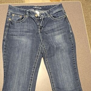 Maurices Dark Blue Ankle Jeans